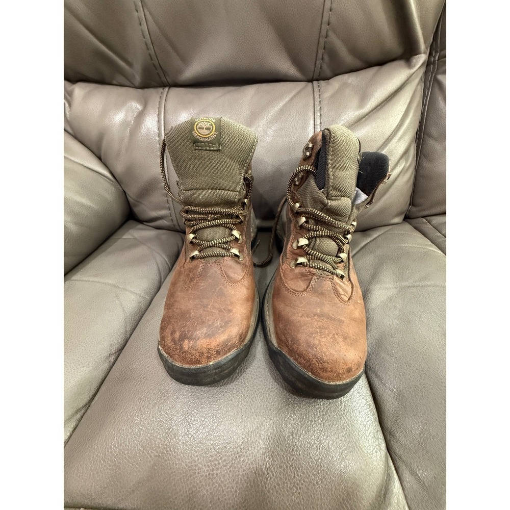 Timberland Gore-Tex Waterproof Hiking Boots Mens 8.5M Brown Leather 15631